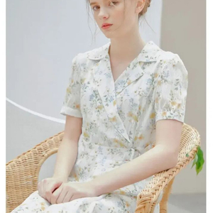 [새상품] 하케쉬 플라워 반팔 여름 원피스 하케시