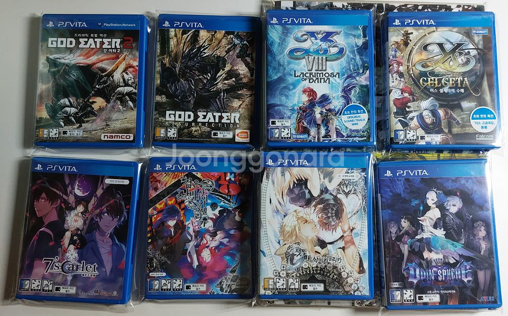 PS비타 PCH-1005 1세대+게임 8개 일괄--2