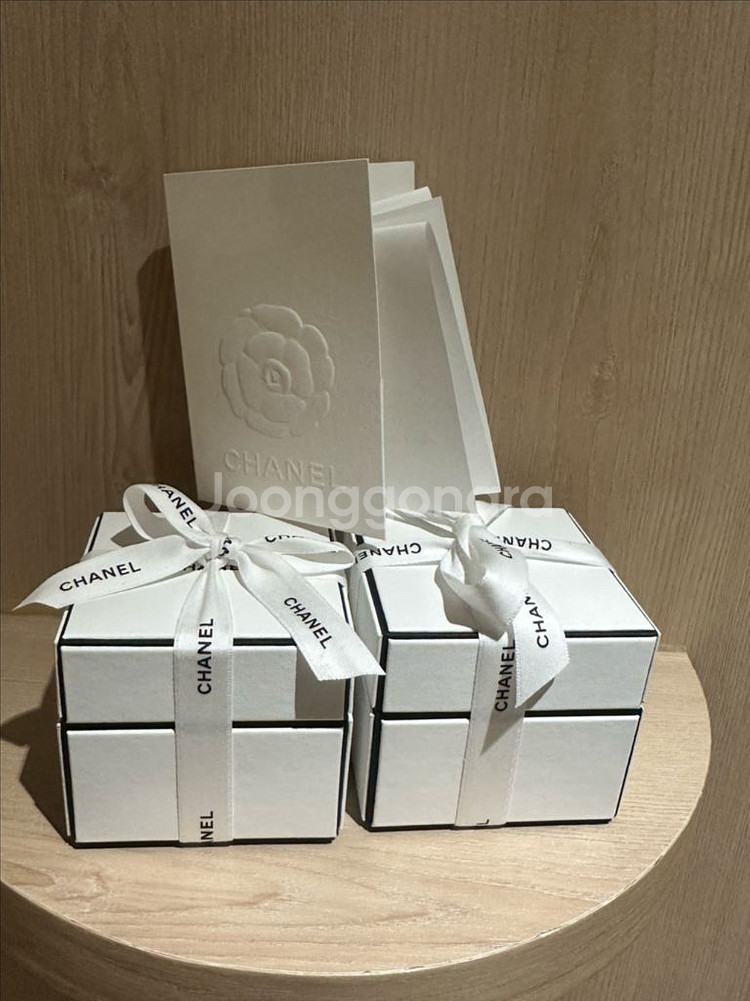 (새상품) 샤넬 코코크러쉬 반지 미니 52호 베이지골드--1