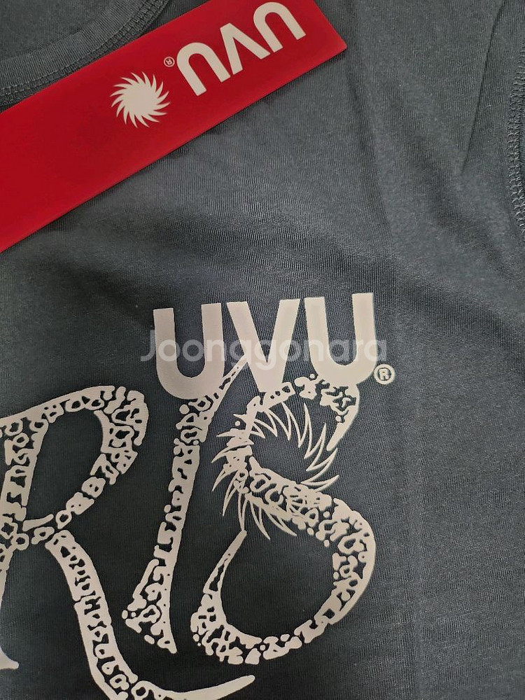 UVU 파리잉크블루 반팔티셔츠--4