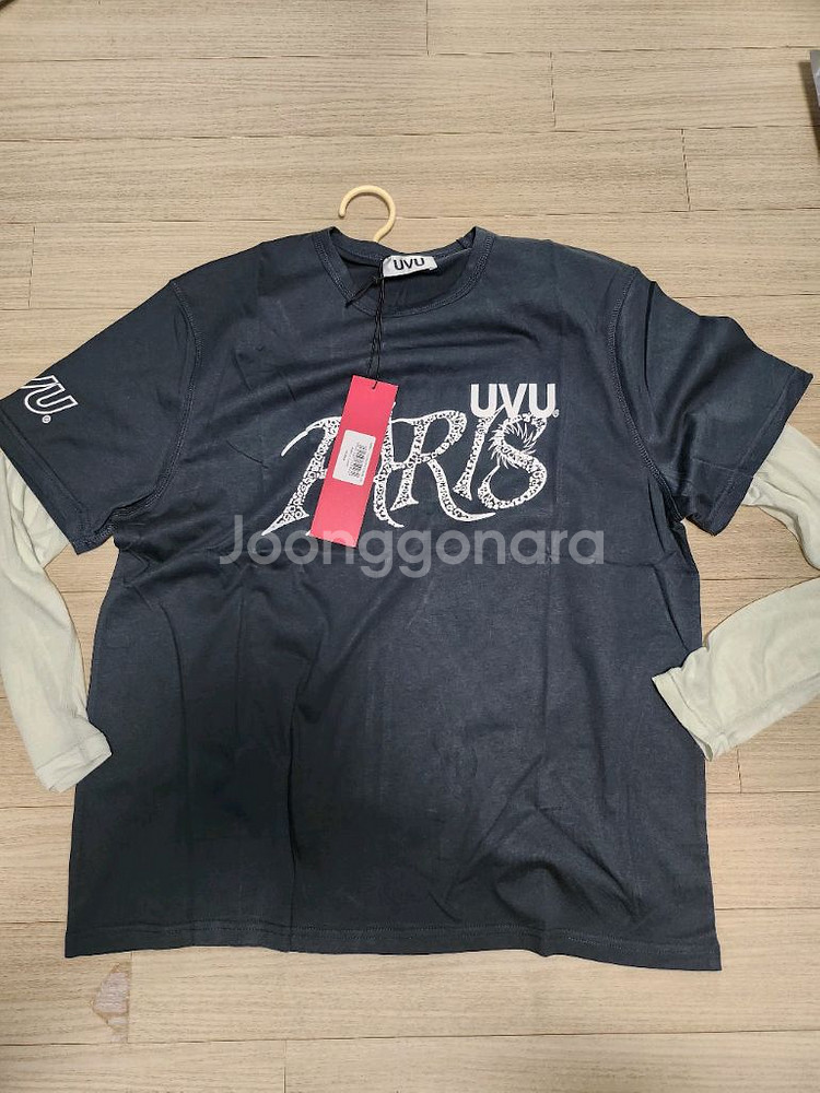 UVU 파리잉크블루 반팔티셔츠--3