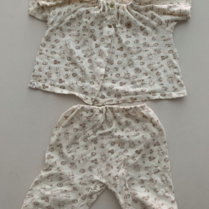 에뜨와 아기 실내복 아기옷 상하의 세트 12m 80