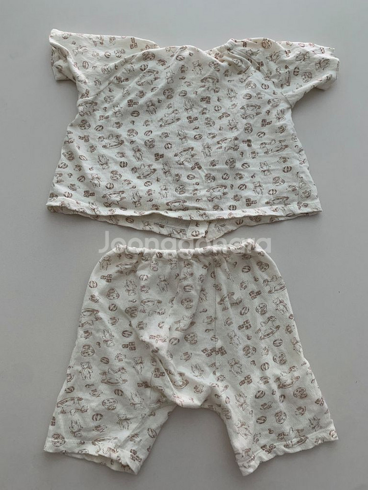 에뜨와 아기 실내복 아기옷 상하의 세트 12m 80--1