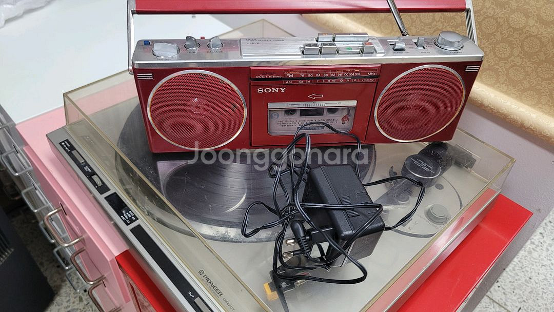 소니 카세트 레코더 CFS-6 붐박스--4