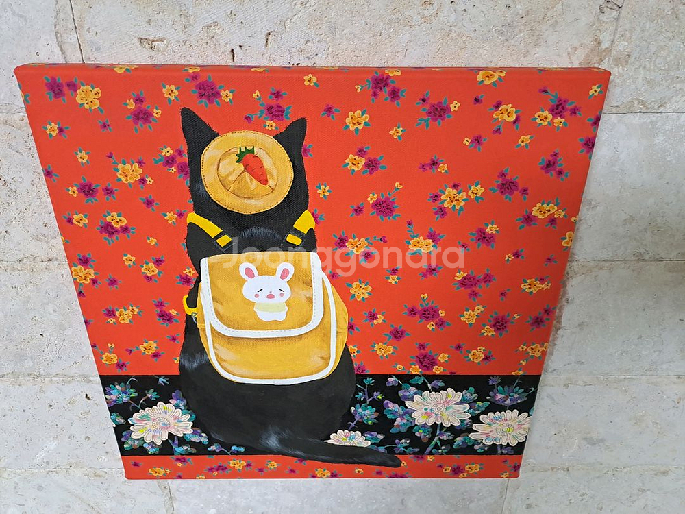 자개와 고양이 아크릴 그림액자입니다--6