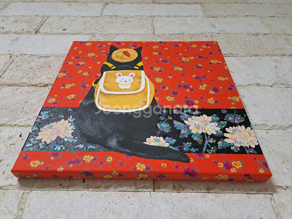 자개와 고양이 아크릴 그림액자입니다--4