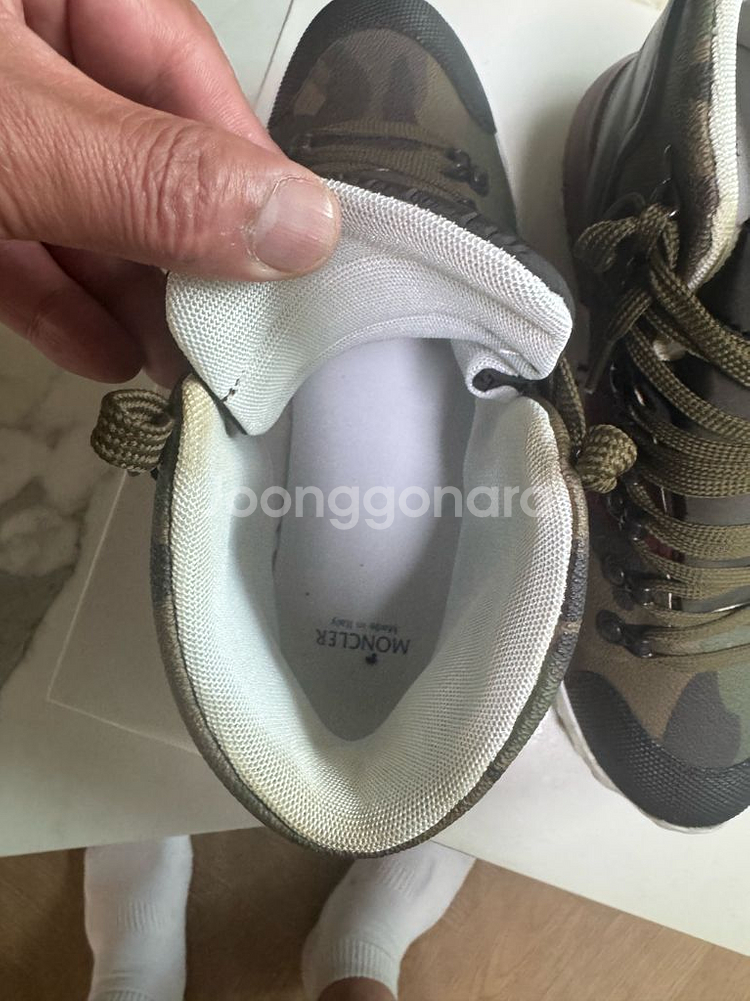 몽클레어 하이탑 남자 운동화 43 27~275--2