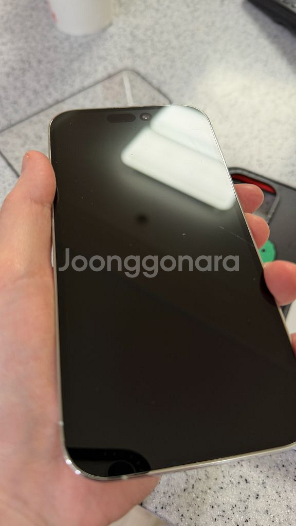 아이폰14프로 512 실버 자급제--3