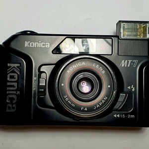 코니카 MT-7 36mm 필름카메라 자동 빈티지 레트로 로모 필카 감성 인테리어