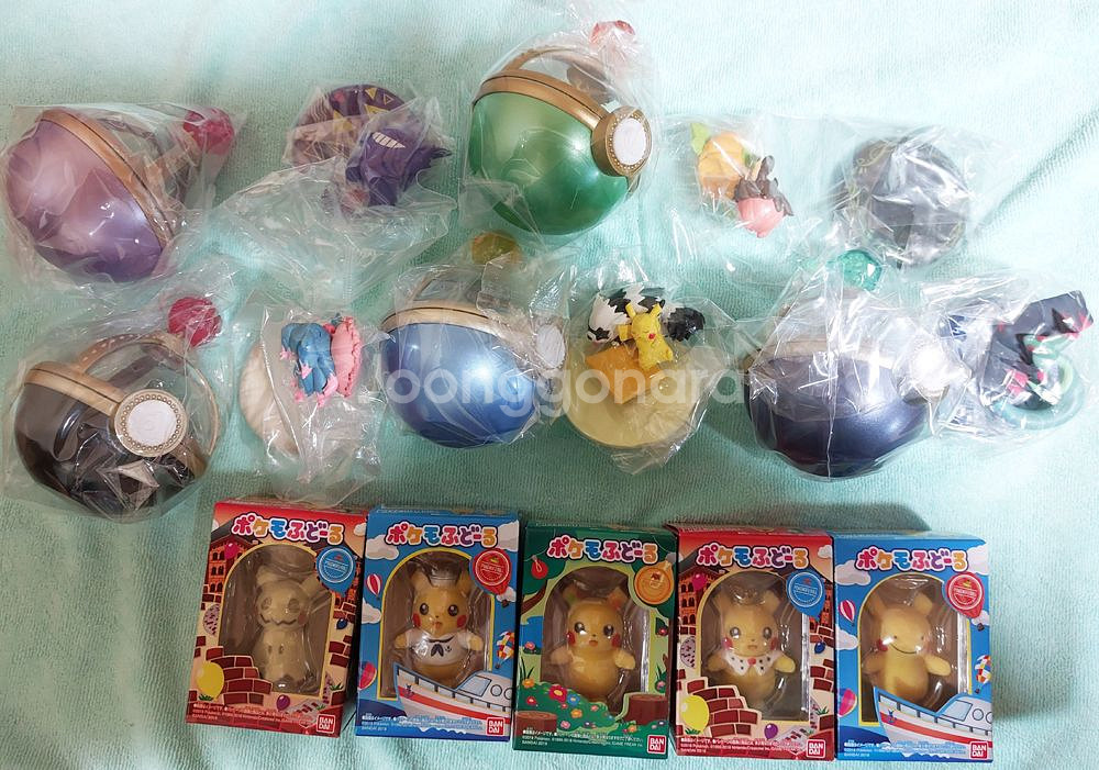 포켓몬 스윙비네트 외 식완 피규어 미개봉 15개 일괄--0