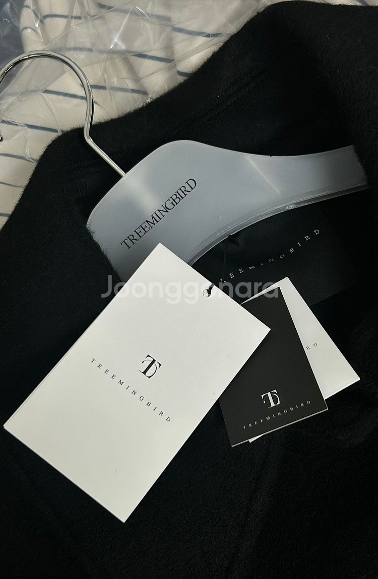 트리밍버드 트라움 발마칸 롱 코트 블랙 1사이즈(새상품--4