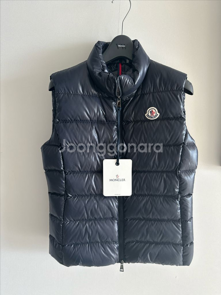 정품 몽클레어 가니 패딩 조끼 네이비 1사이즈 새상품--0