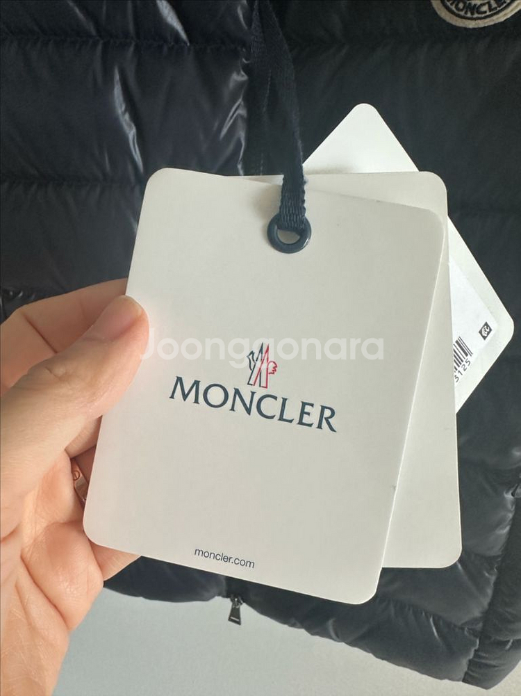 정품 몽클레어 가니 패딩 조끼 네이비 1사이즈 새상품--3