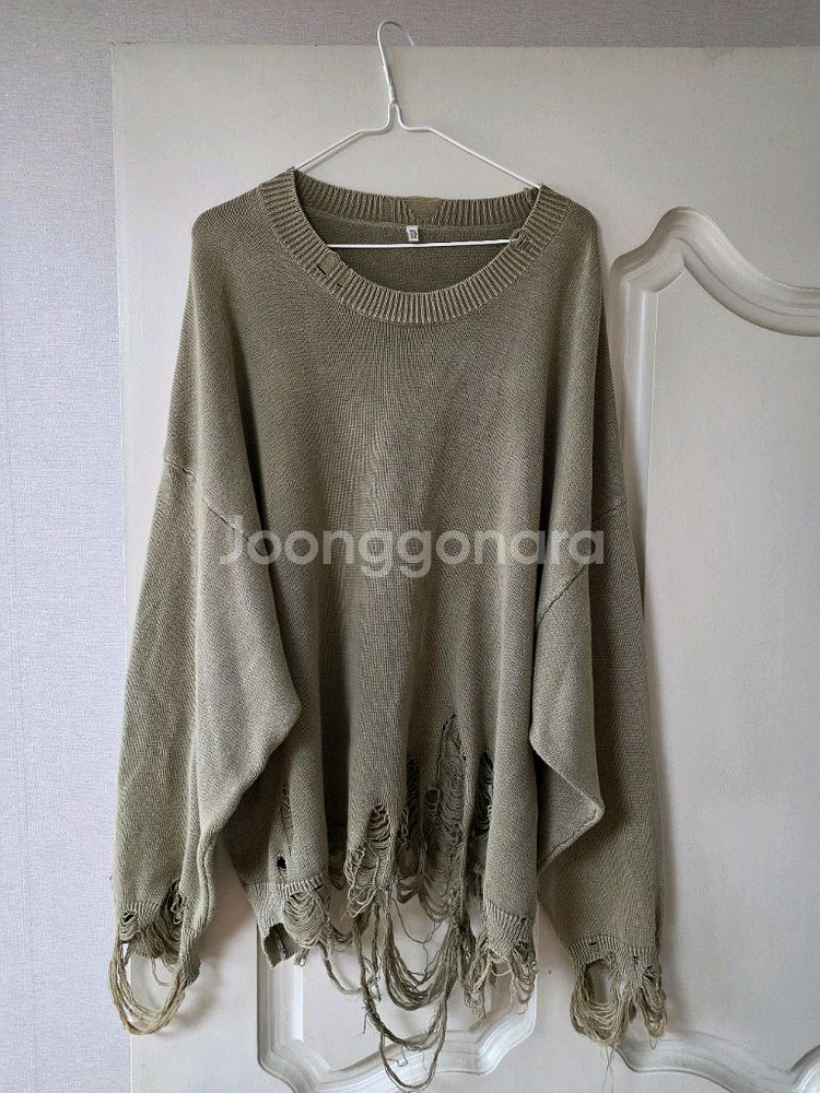 R13 디스트레스드 니트--0