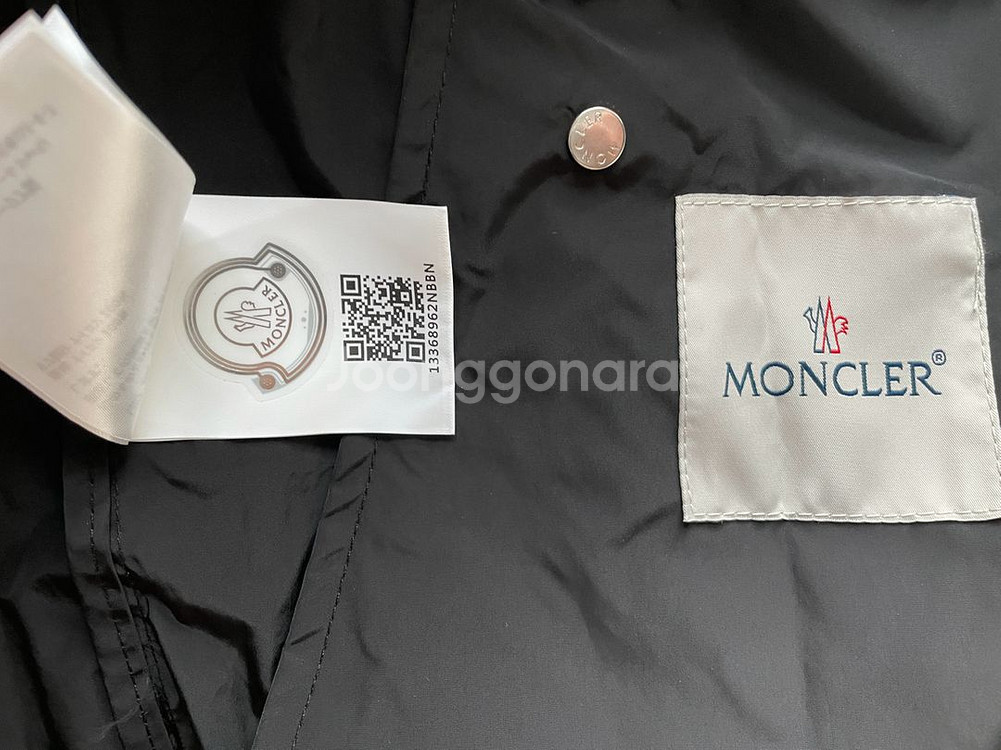 [새상품] 몽클레어 블랙 GRIMPEURS자켓 2사이즈--7