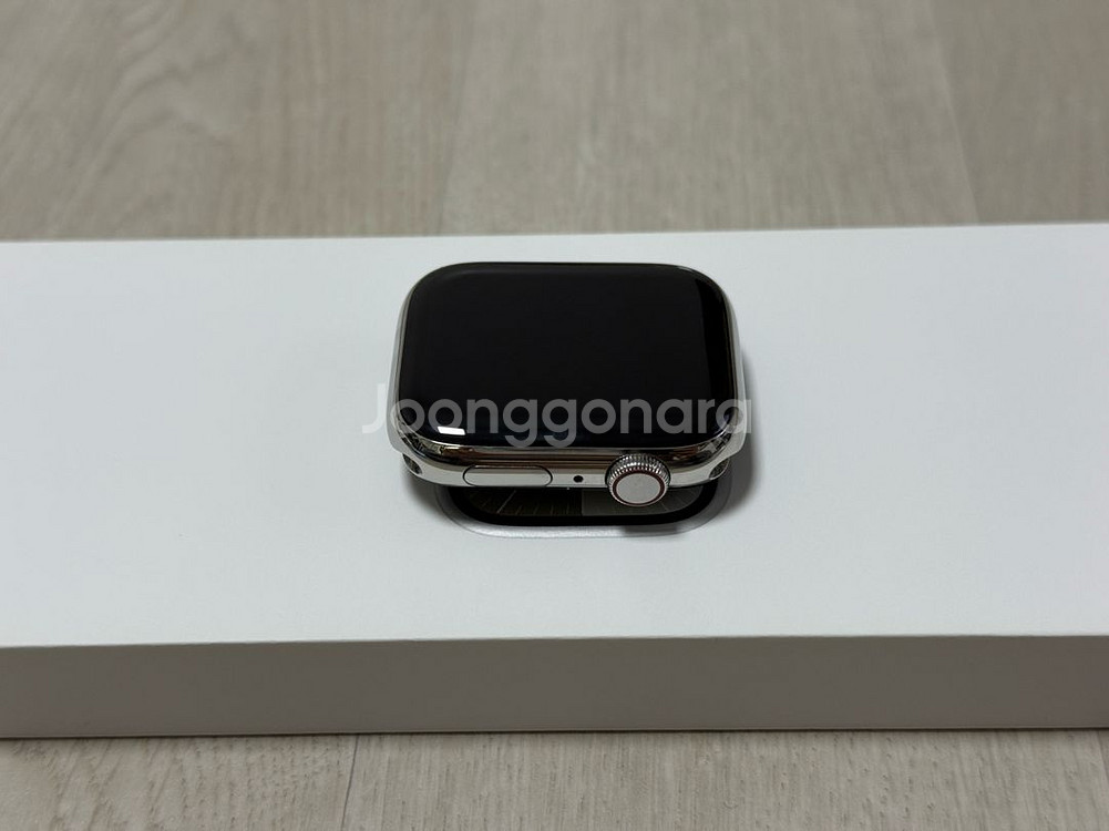 (배터리90) 애플워치9 스테인리스 밀레니즈루프 45m--4