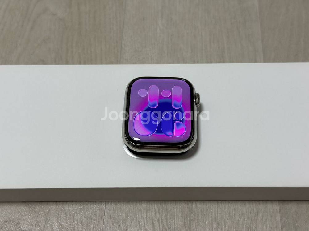 (배터리90) 애플워치9 스테인리스 밀레니즈루프 45m--2