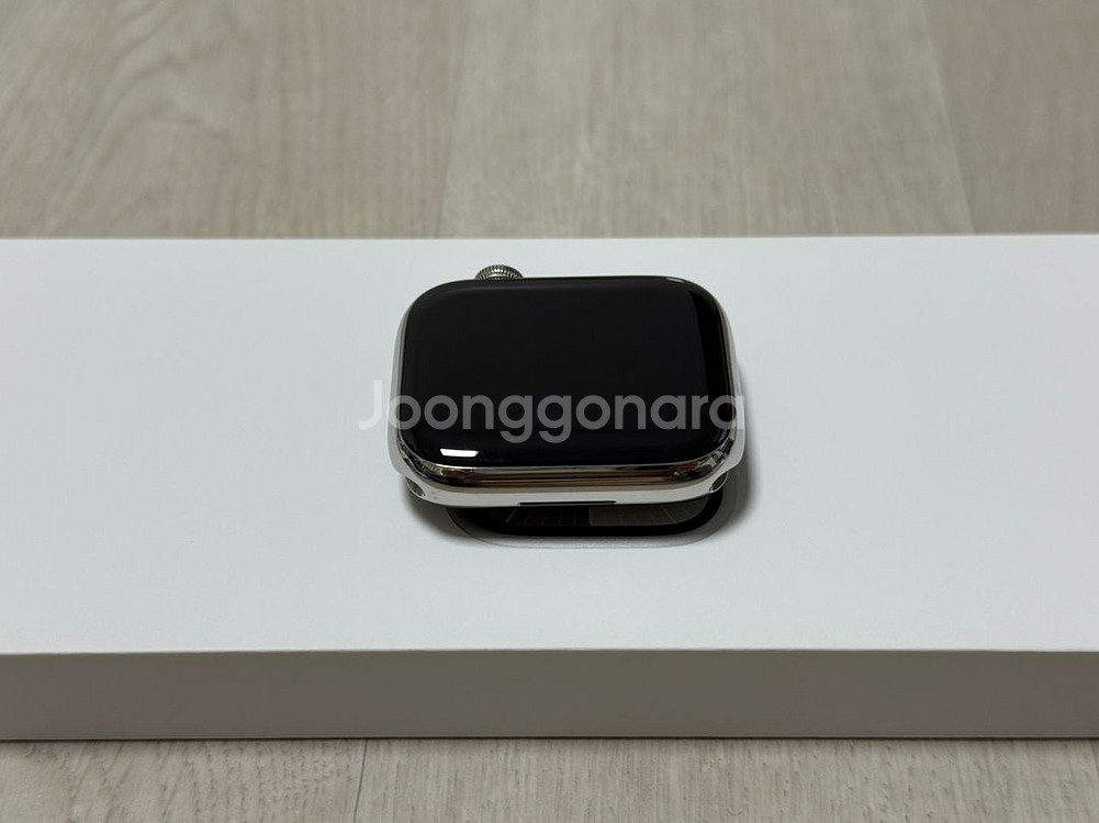 (배터리90) 애플워치9 스테인리스 밀레니즈루프 45m--6