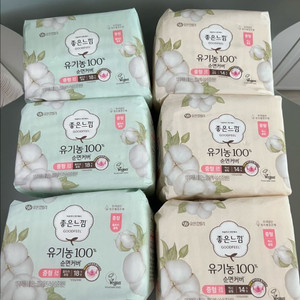 좋은느낌 유기농 100% 생리대 중형