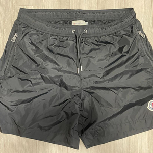 [새상품] 몽클레어 블랙 스윔팬츠 M 허리 30~32