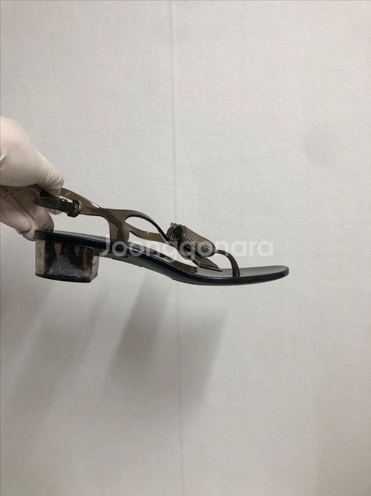 (225사이즈)페라가모 정품 썬샤인 젤리 샌들 5--2