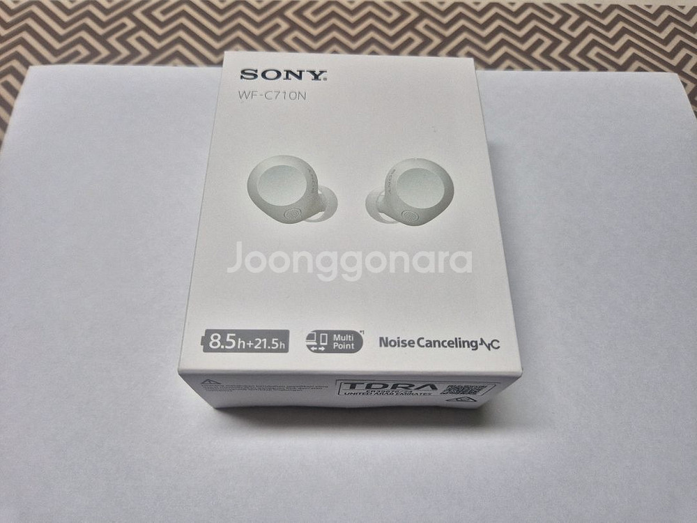 소니의 블루투스 노이즈 캔슬링 이어폰 (WF-C710N--1