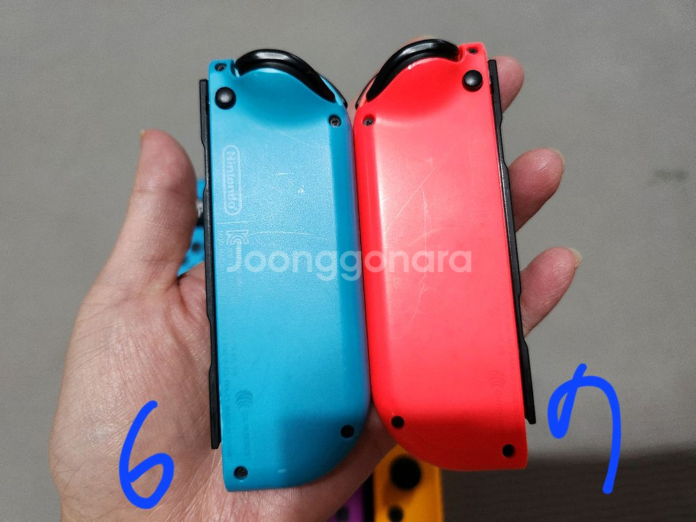 닌텐도 스위치 정품 조이콘 왼쪽, 오른쪽 개별 단품--4