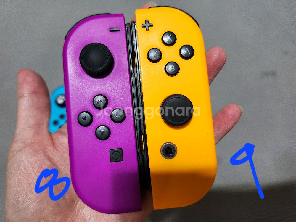 닌텐도 스위치 정품 조이콘 왼쪽, 오른쪽 개별 단품--5