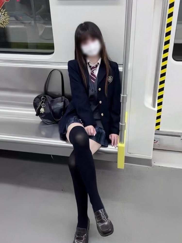 미소녀st) 일본 교복 넥타이 2종 졸업사진 대여 블랙 이미지