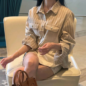 새상품 그라데이션 포켓 남방 셔츠 자켓