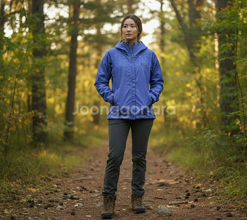 파타고니아 여성 토렌쉘 자켓 바이올렛 블루 M 새상품--0