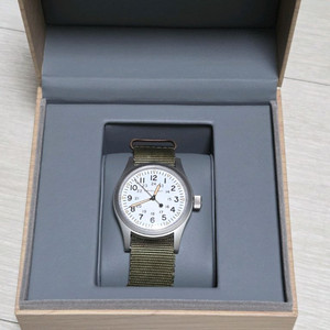 해밀턴 카키필드 메카니컬 38mm 흰판