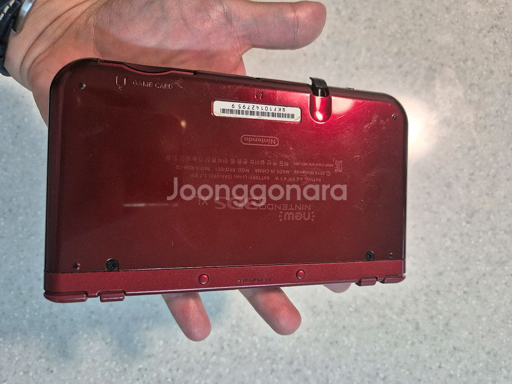 뉴닌텐도3dsxl 레드 친구모아dl포함 팝니다--0