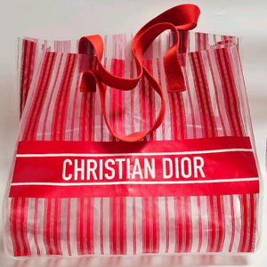 디올 리비에라 RED PVC백