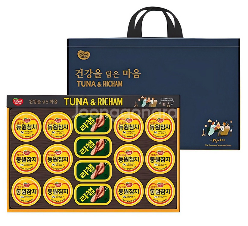 동원 튜나리챔 O-48호 + 부직포백 선물세트--0
