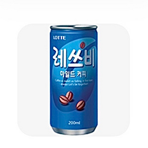 롯데 레쓰비 마일드 200ML 2장 (GS25)