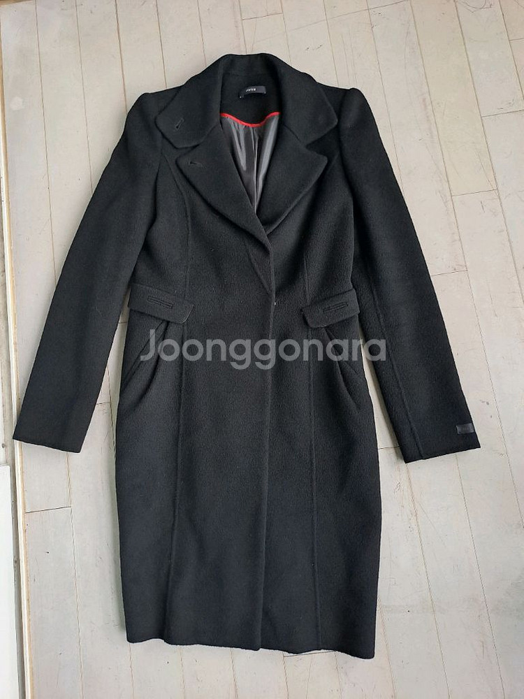 SYSTEM의 블랙 모 코트--0