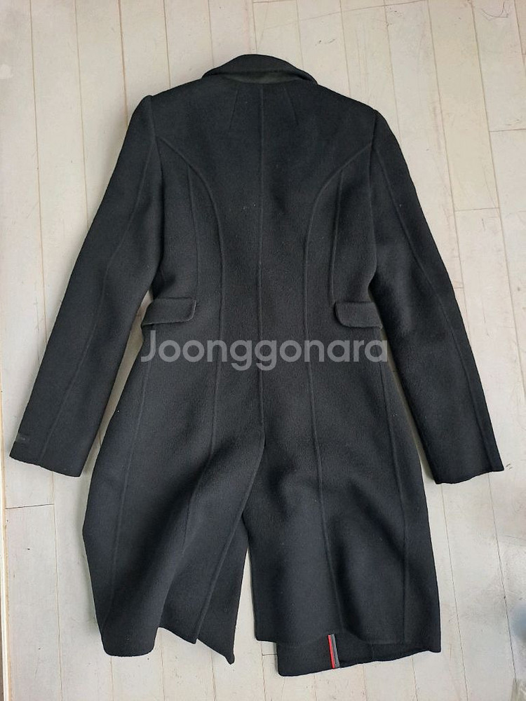 SYSTEM의 블랙 모 코트--7