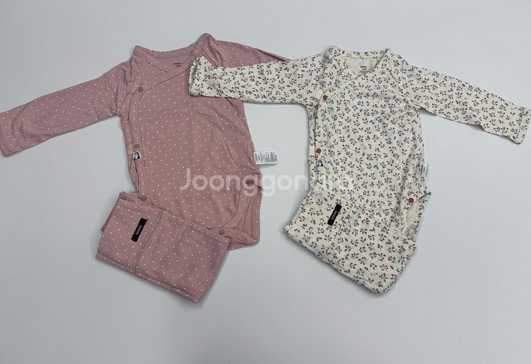 코니 밤부 바디수트 & 레깅스 세트 12m--1