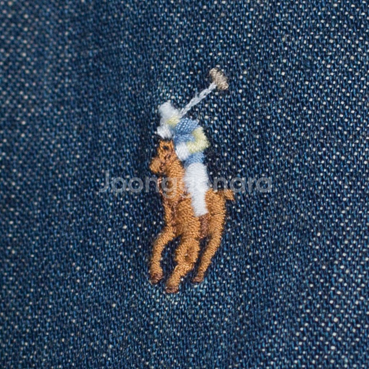 [걸즈12,14]폴로랄프로렌 벨트 코튼 데님 셔츠드레스--4