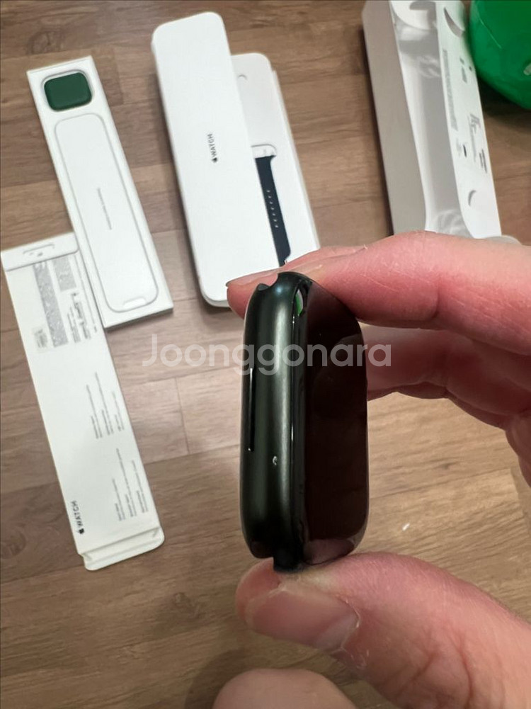 애플워치7 45mm GPS 알루미늄 그린 모델--2