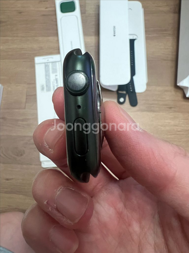 애플워치7 45mm GPS 알루미늄 그린 모델--3