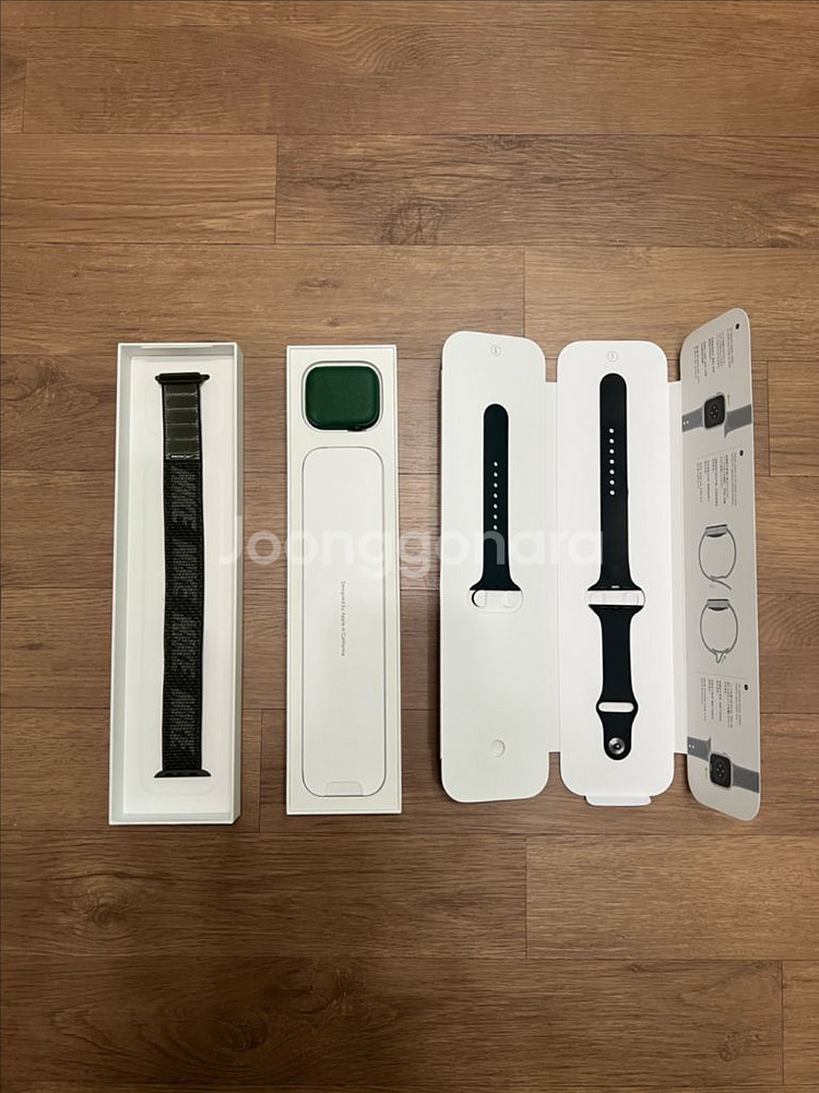 애플워치7 45mm GPS 알루미늄 그린 모델--8