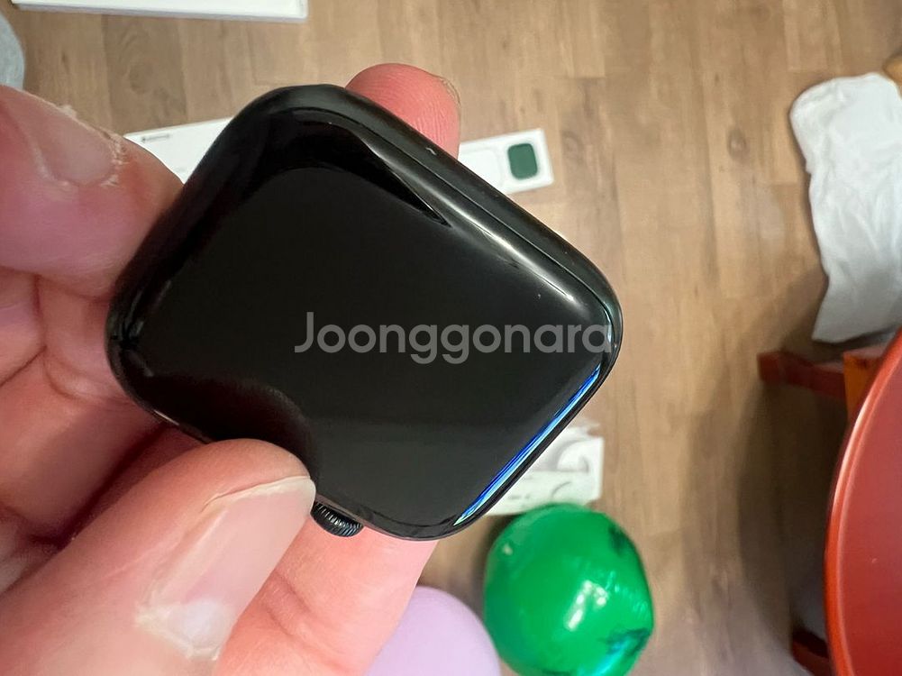 애플워치7 45mm GPS 알루미늄 그린 모델--6