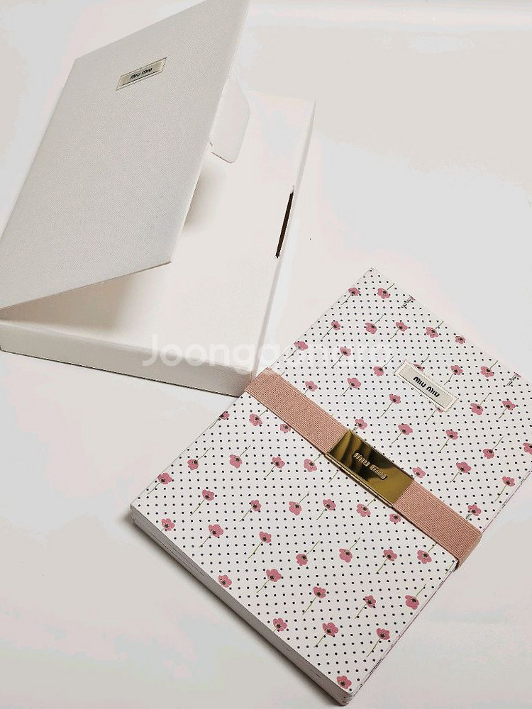 미우미우 플라워 노트 3종 세트--1