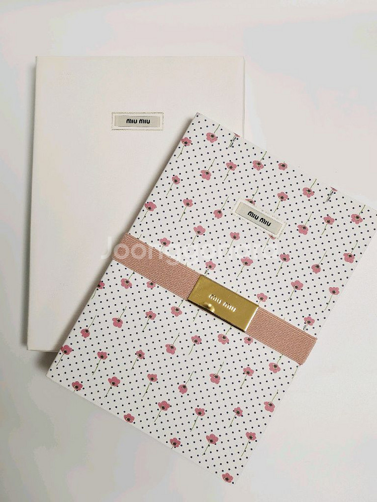 미우미우 플라워 노트 3종 세트--0