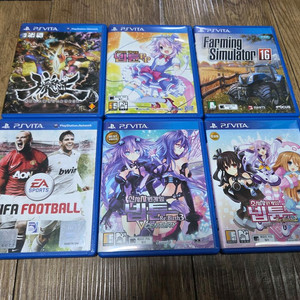 PS vita 플레이스테이션 게임팩6종 일괄판매합니다
