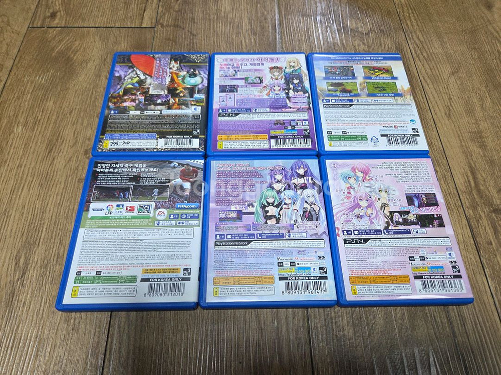 PS vita 플레이스테이션 게임팩6종 일괄판매합니다--1