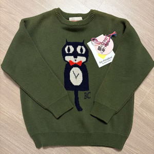 보보쇼즈 캣 오클락 스웨터 6~7 새상품