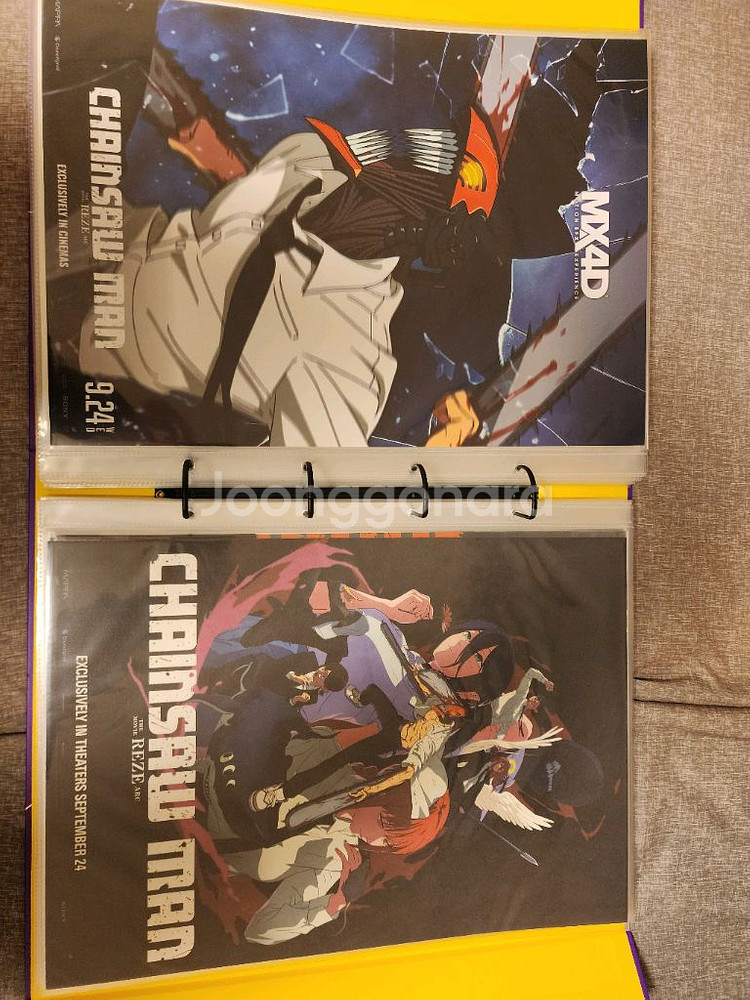 메가박스 체인소맨 포스터 전종--2